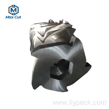 High wear-resistant recycled metal trash shredding blade